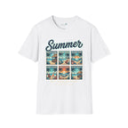 Summer Vintage Beach Postcard Graphic T-Shirt Printify