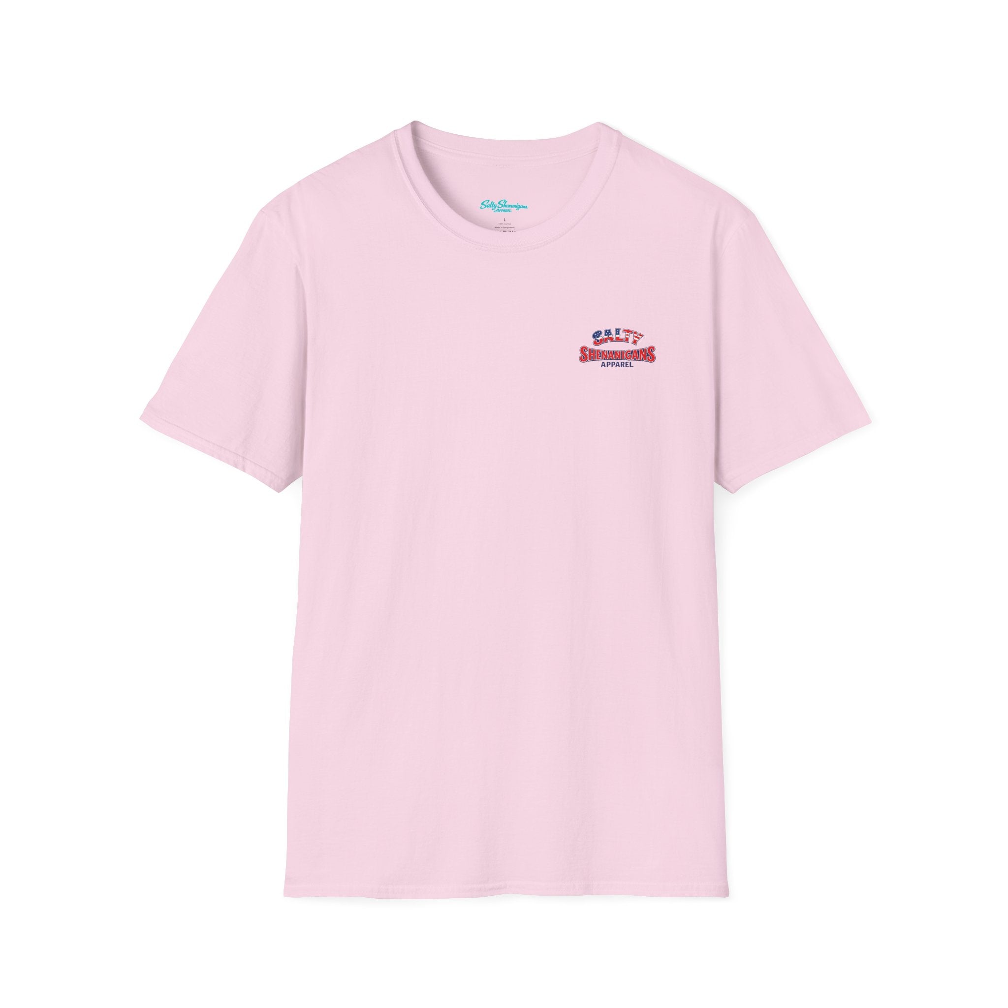 Salty Shenanigans Americana Logo Tee – Printify