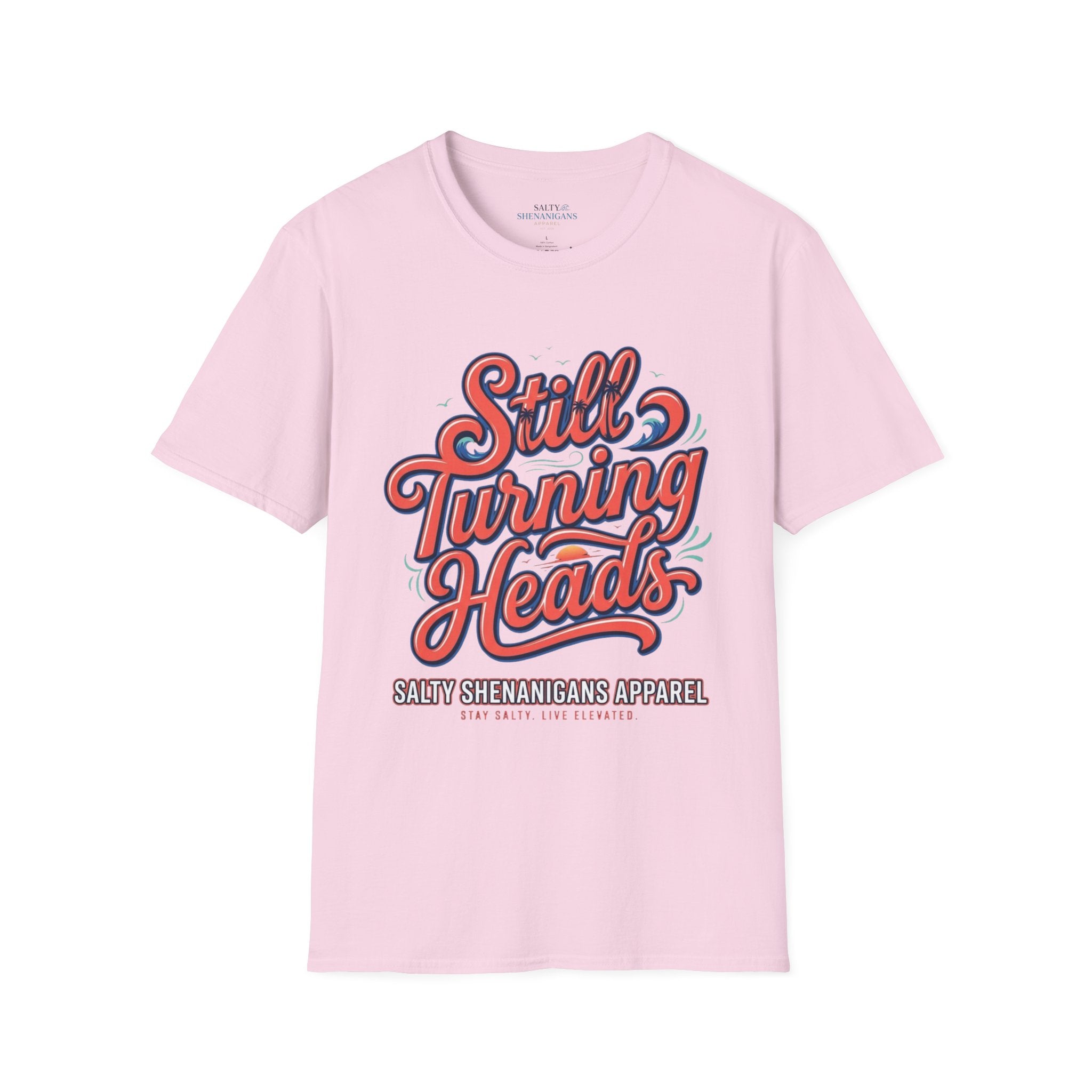Still Turning Heads Shirt | Funny Coastal Graphic Tee Printify