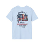 Salty Shenanigans Apparel America 250 Palm Color T-Shirt Printify