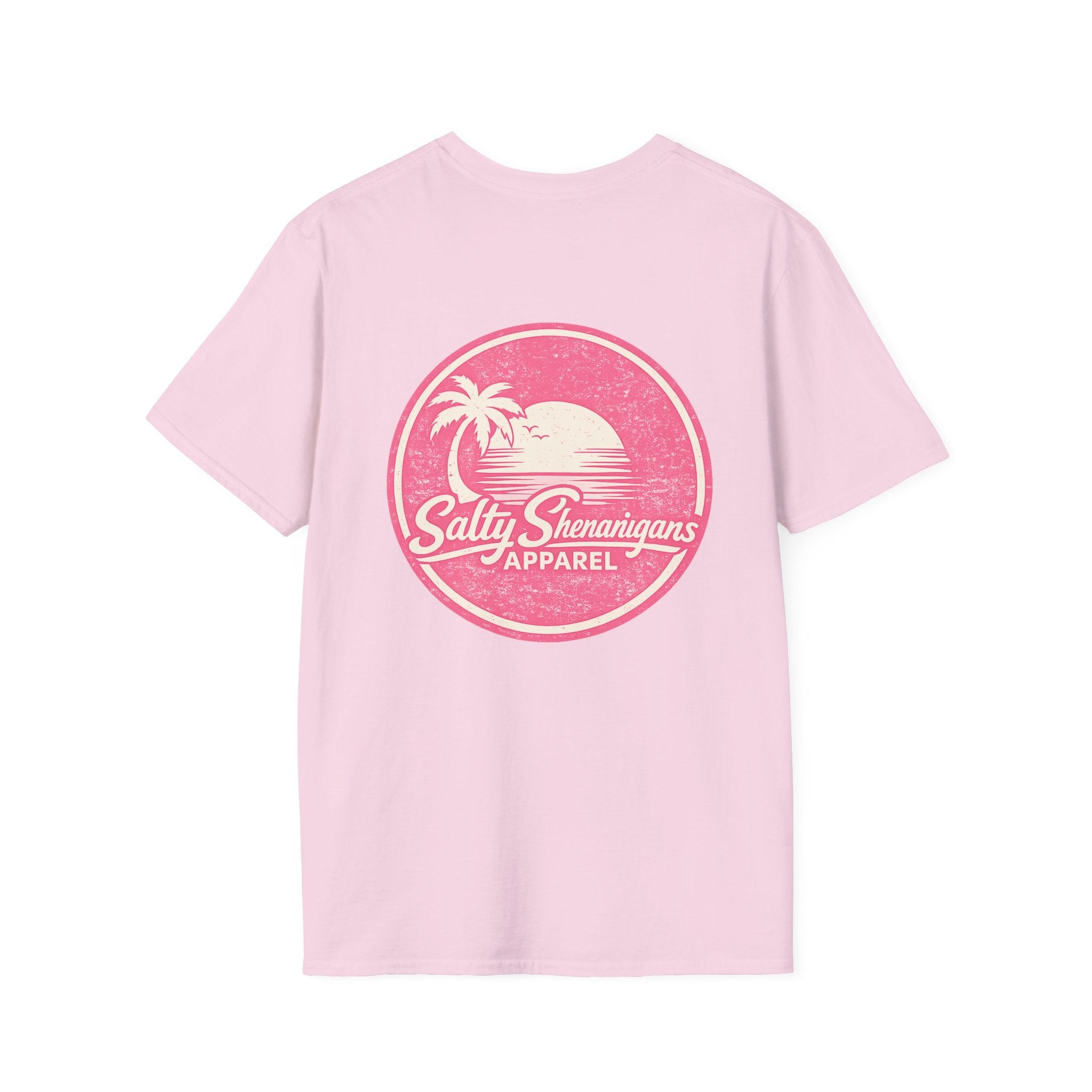 Salty Shenanigans Sunset Paradise Tee | Women's Coastal Beach T-Shirt Printify