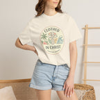 Clothed in Christ Graphic T-Shirt — Christian Faith Tee Printify