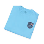 America 250th Anniversary Coastal Flag Tee | Salty Shenanigans Apparel Printify