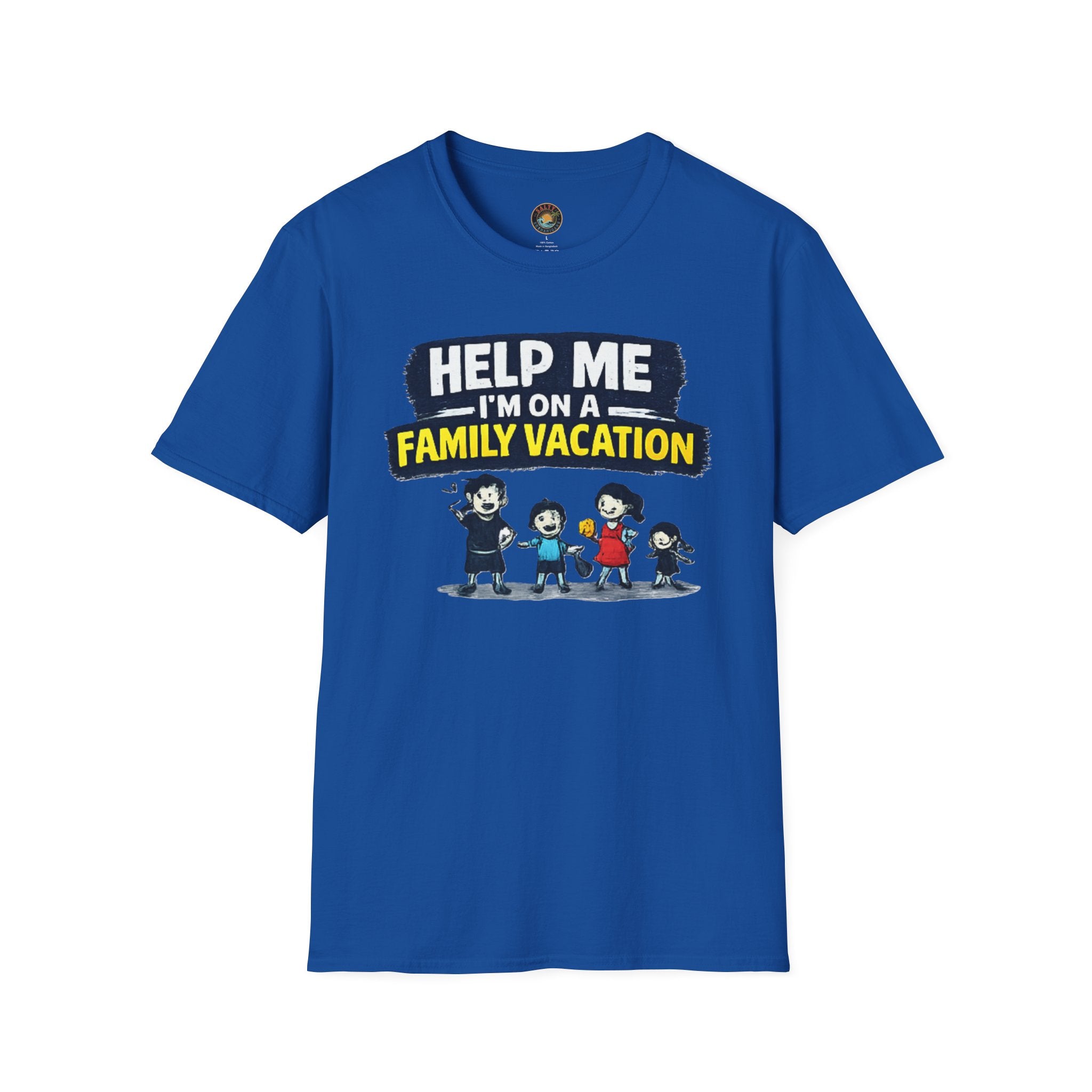 Help Me!! Family Vacation T-Shirt | Salty Shenanigans Funny Vacation Tee