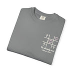 Minimal Heart Tic-Tac-Toe T-Shirt Printify