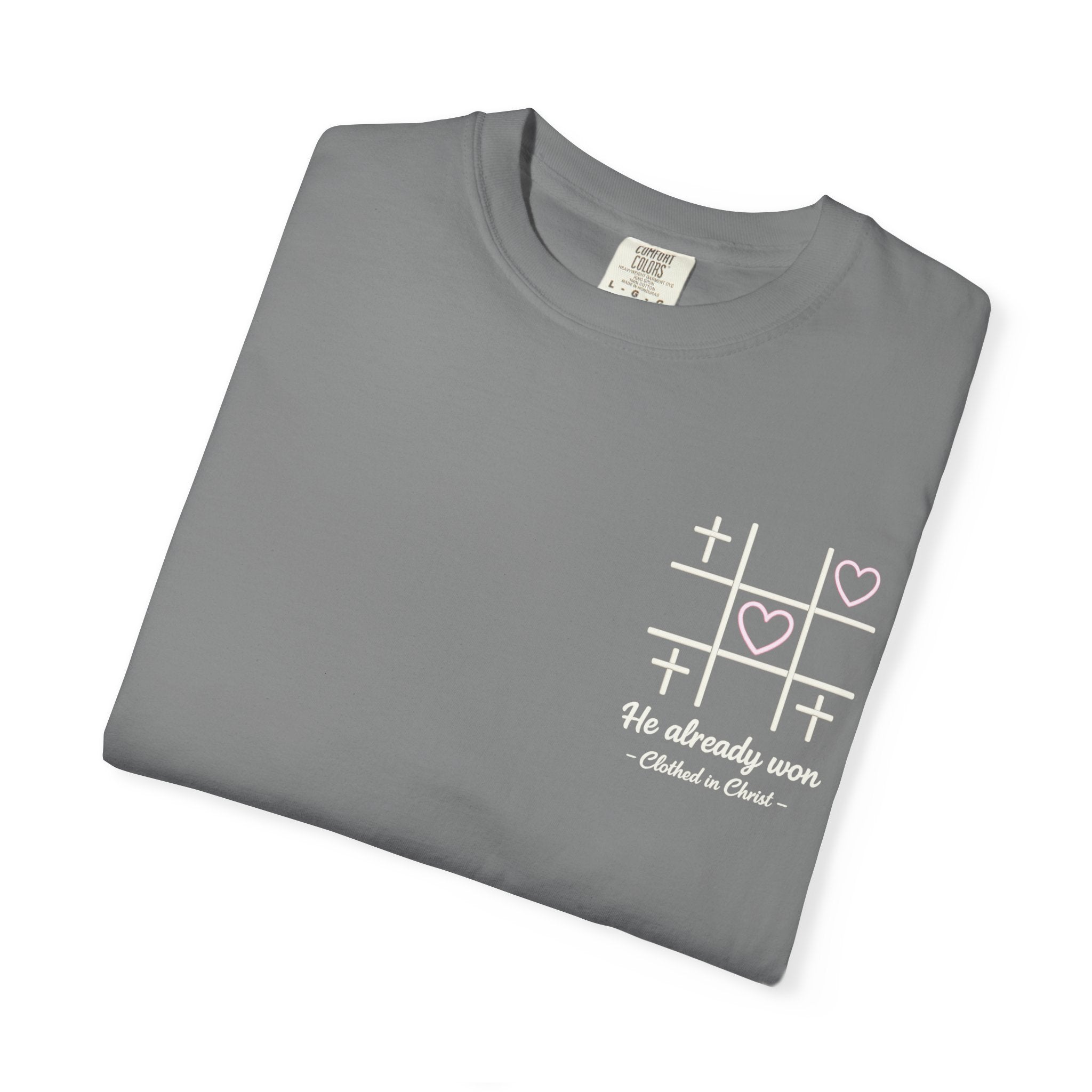 Minimal Heart Tic-Tac-Toe T-Shirt Printify