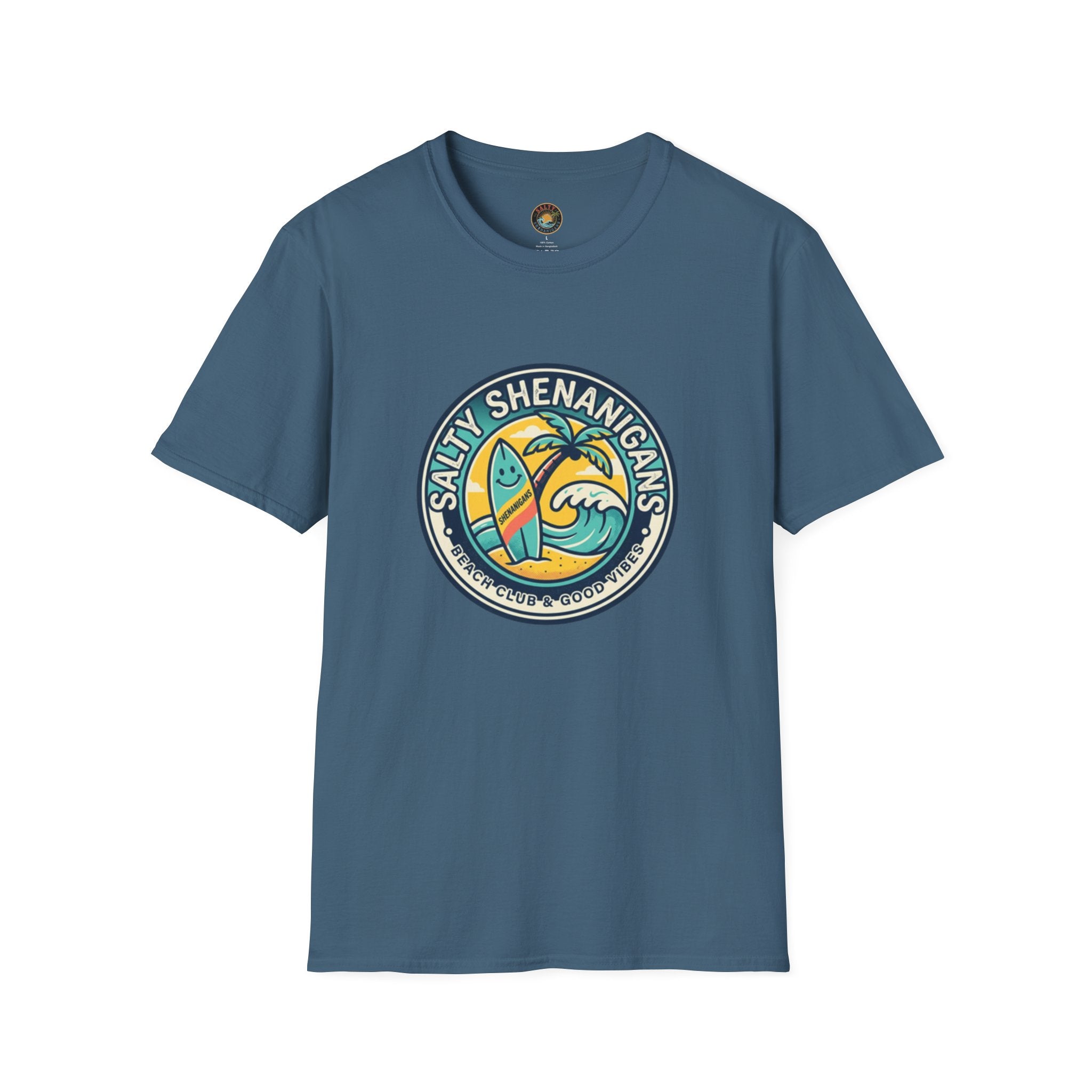 Salty Shenanigans Beach Club 'Good Vibes' T-Shirt