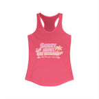 Women's Salty Shenanigans Sorry About My Husband Racerback Tank Printify