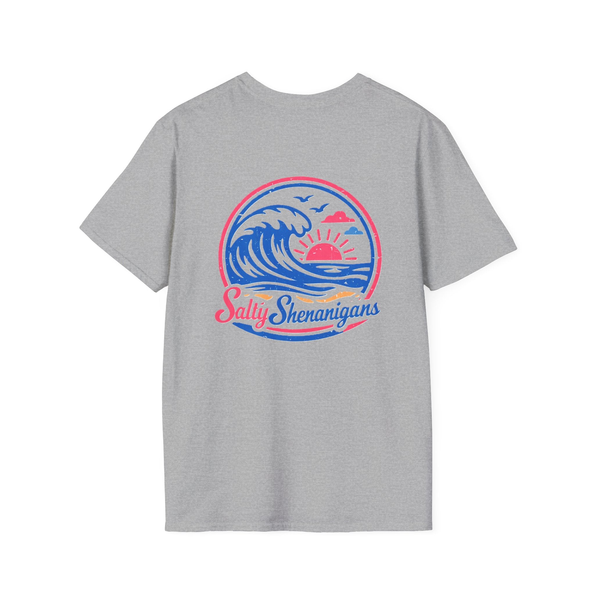 Salty Shenanigans Beach - T-Shirt Printify