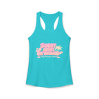 Women's Salty Shenanigans Sorry About My Husband Racerback Tank Printify