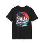 Salty Shenanigans Apparel Beach Palm T-Shirt Printify