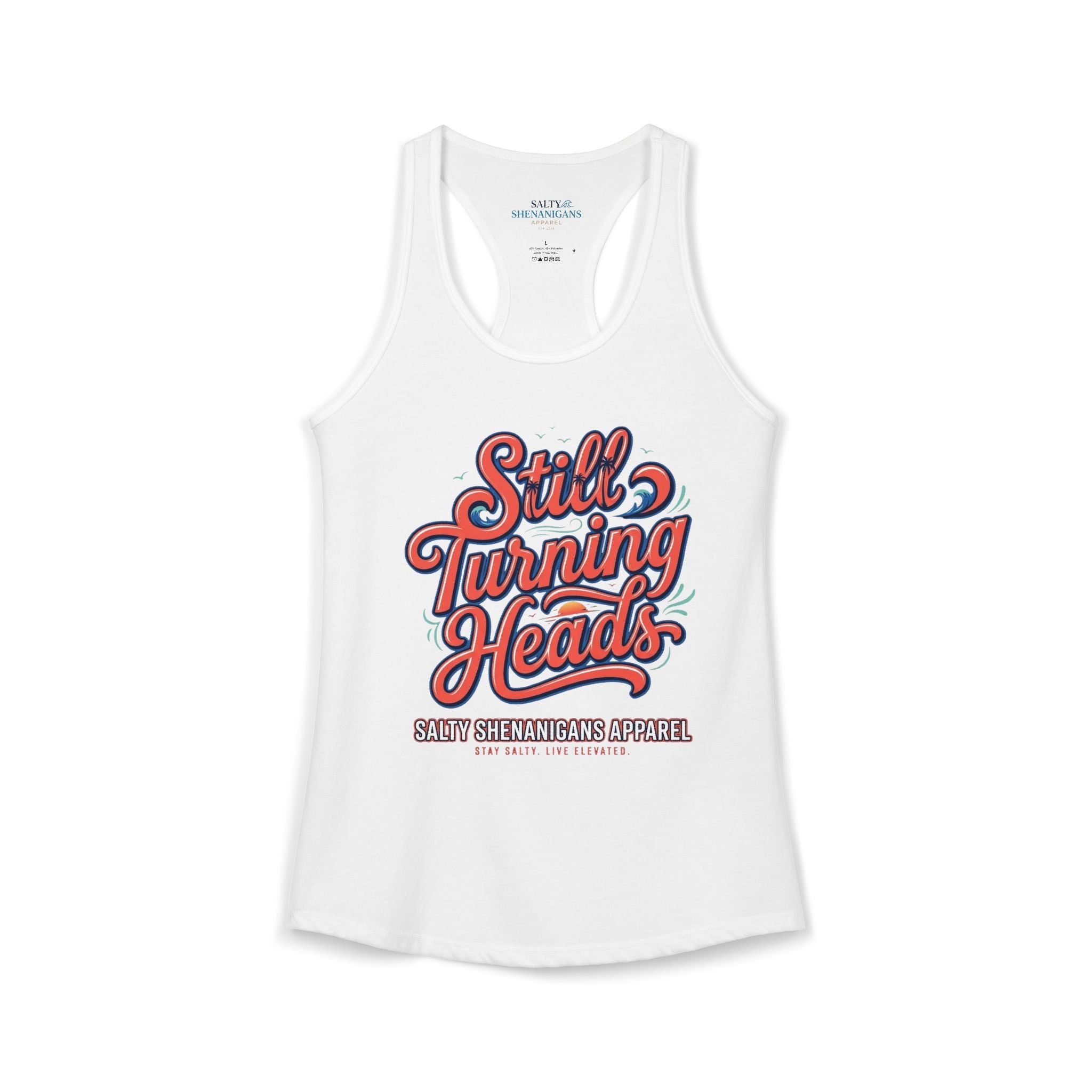Still Turning Heads Women's Tank Top | Funny Beach Tank Printify
