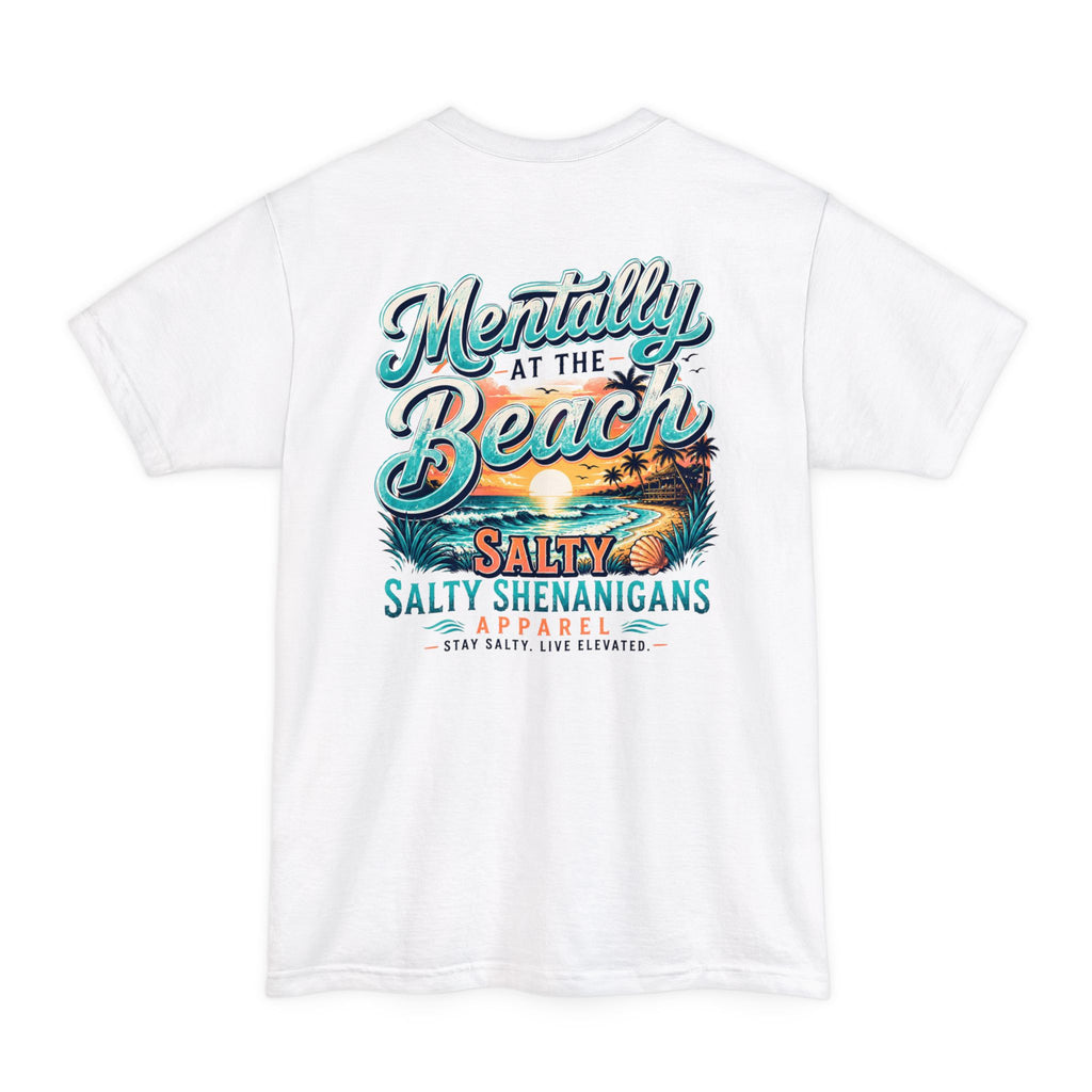 Mentally at the Beach Hanes Beefy-T® Tall Tee Printify