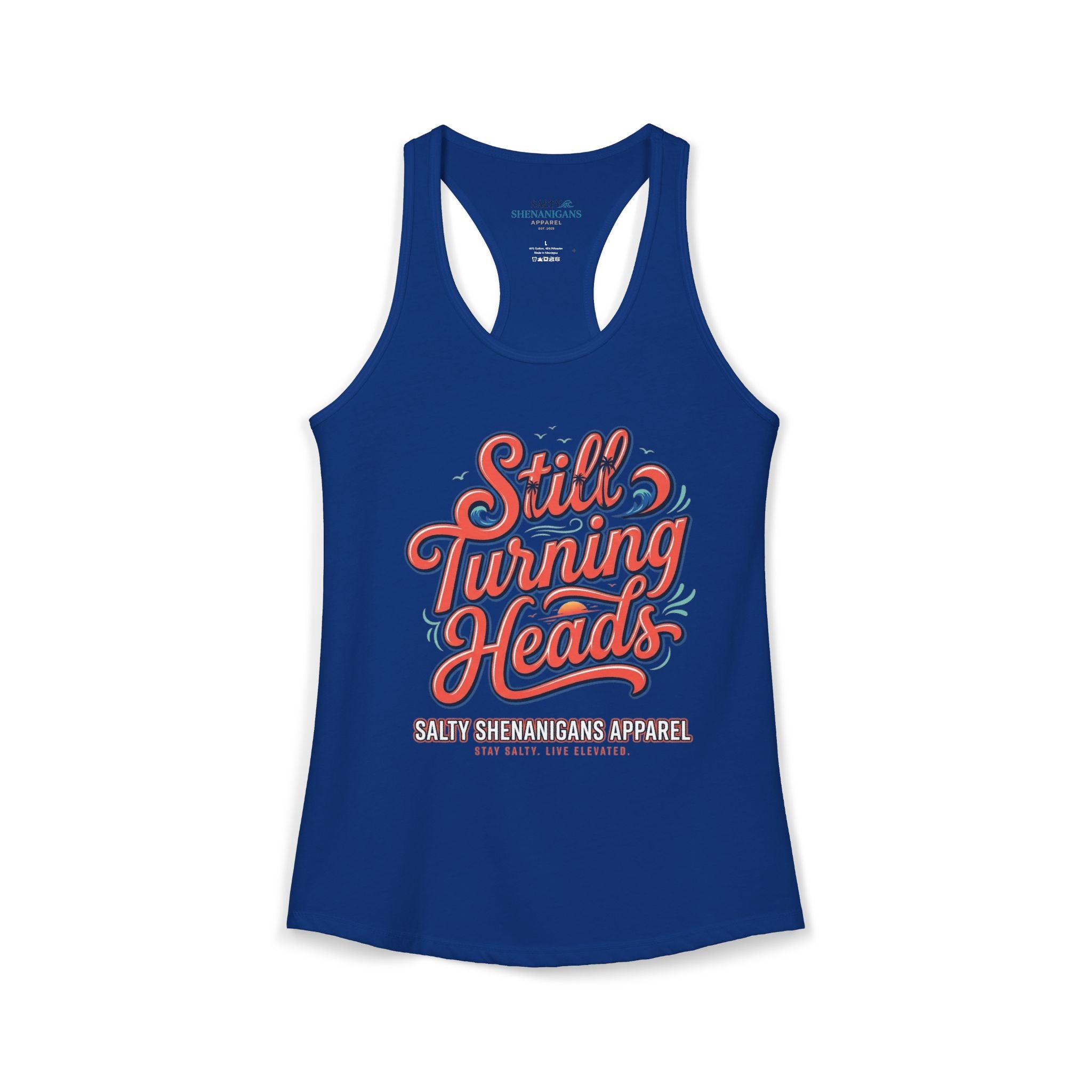 Still Turning Heads Women's Tank Top | Funny Beach Tank Printify