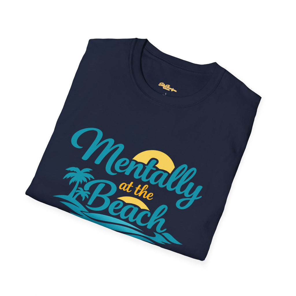 Mentally At The Beach T-shirt Salty Shenanigans Apparel Printify