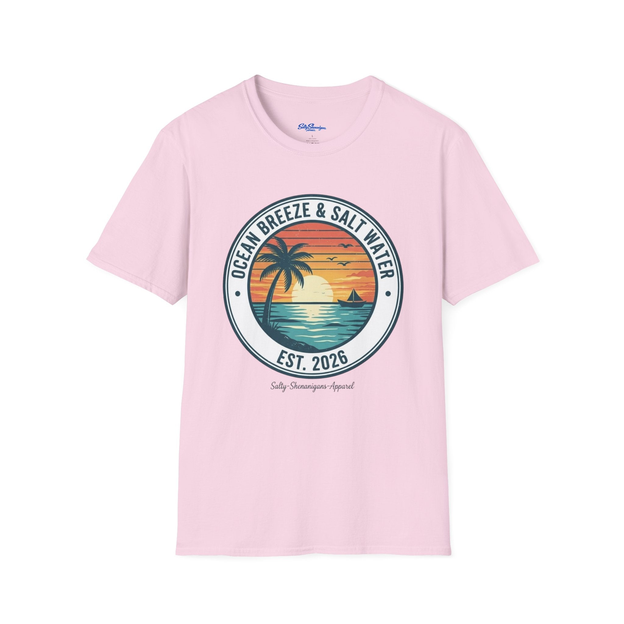 Copy of Salty Shenanigans Apparel Ocean Breeze & Salt Water T-Shirt Printify