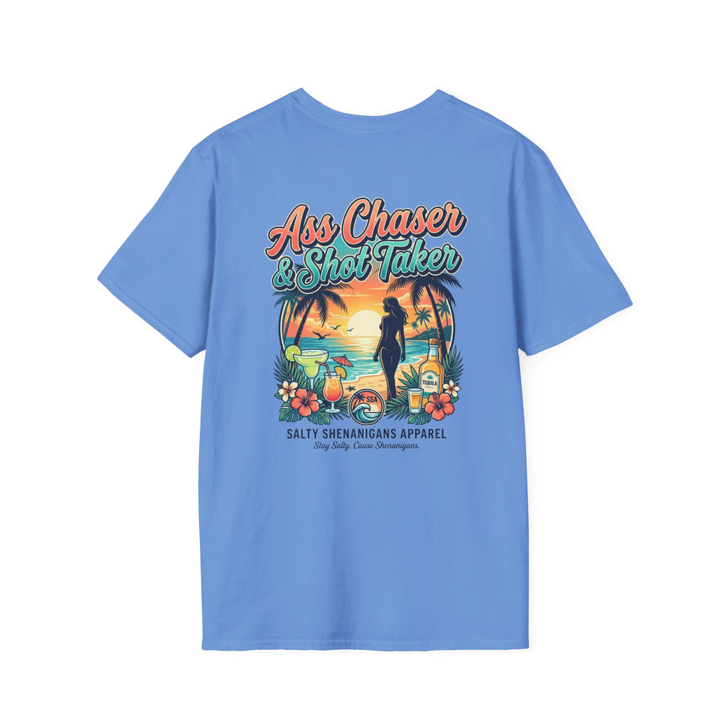 Ass Chaser & Shot Taker Coastal Graphic Tee Printify