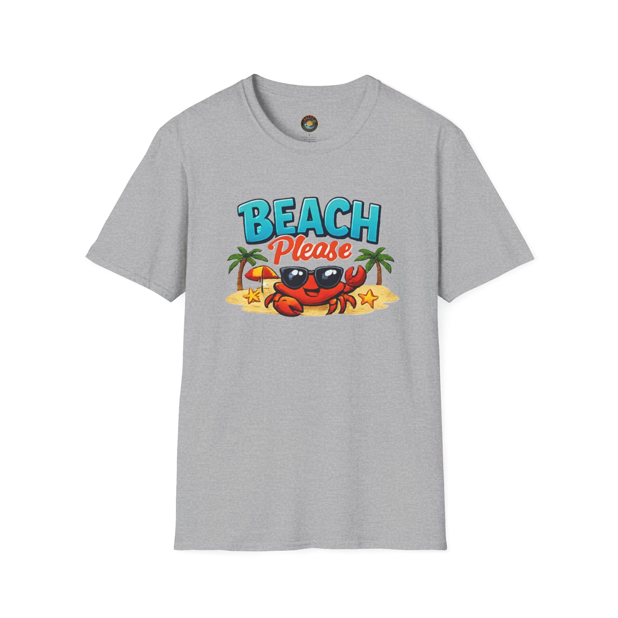Beach Please T-Shirt | Salty Shenanigans Funny Vacation Tee