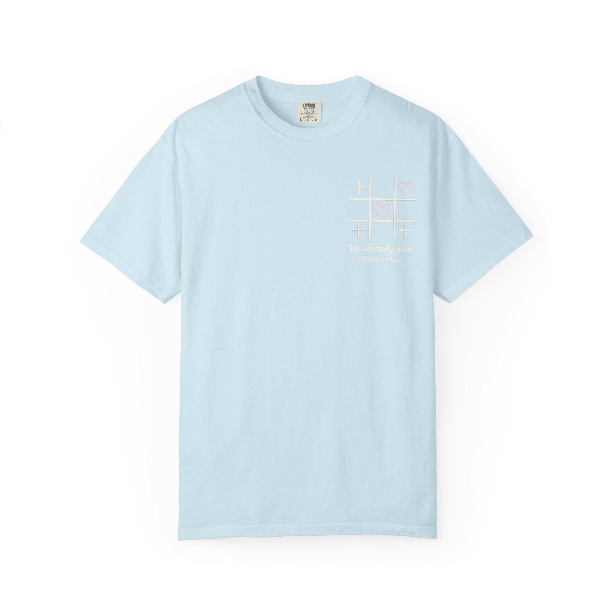 Minimal Heart Tic-Tac-Toe T-Shirt Printify