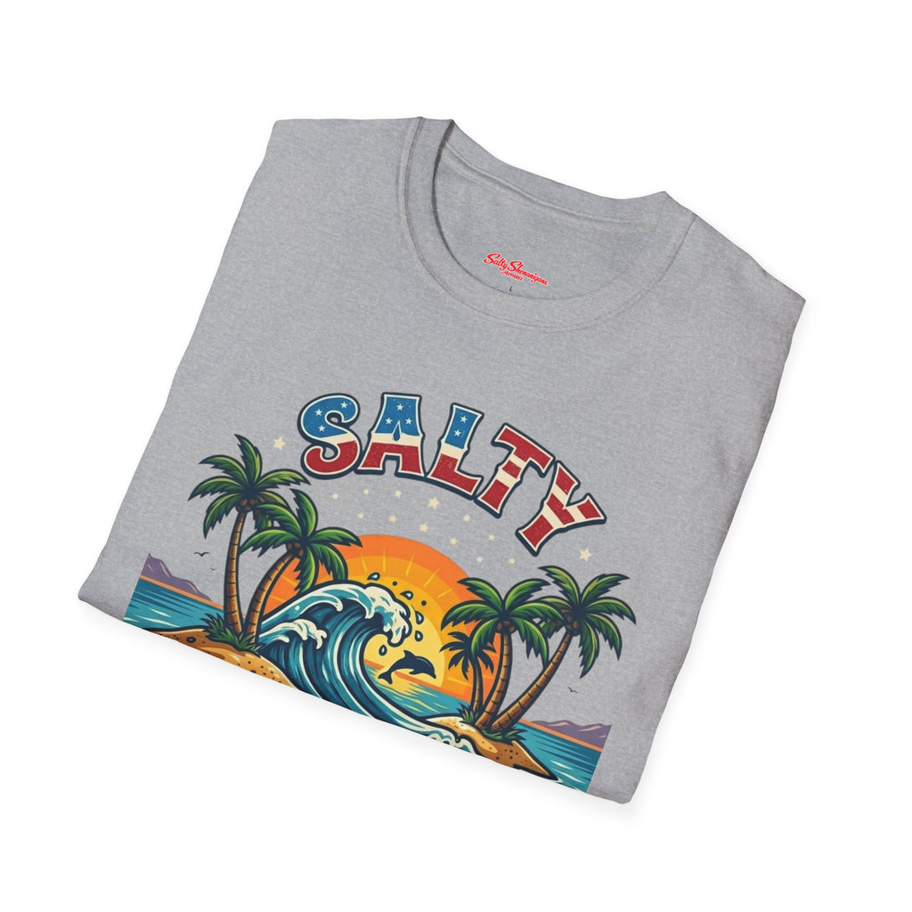 Salty Shenanigans Apparel Beach T-Shirt Printify