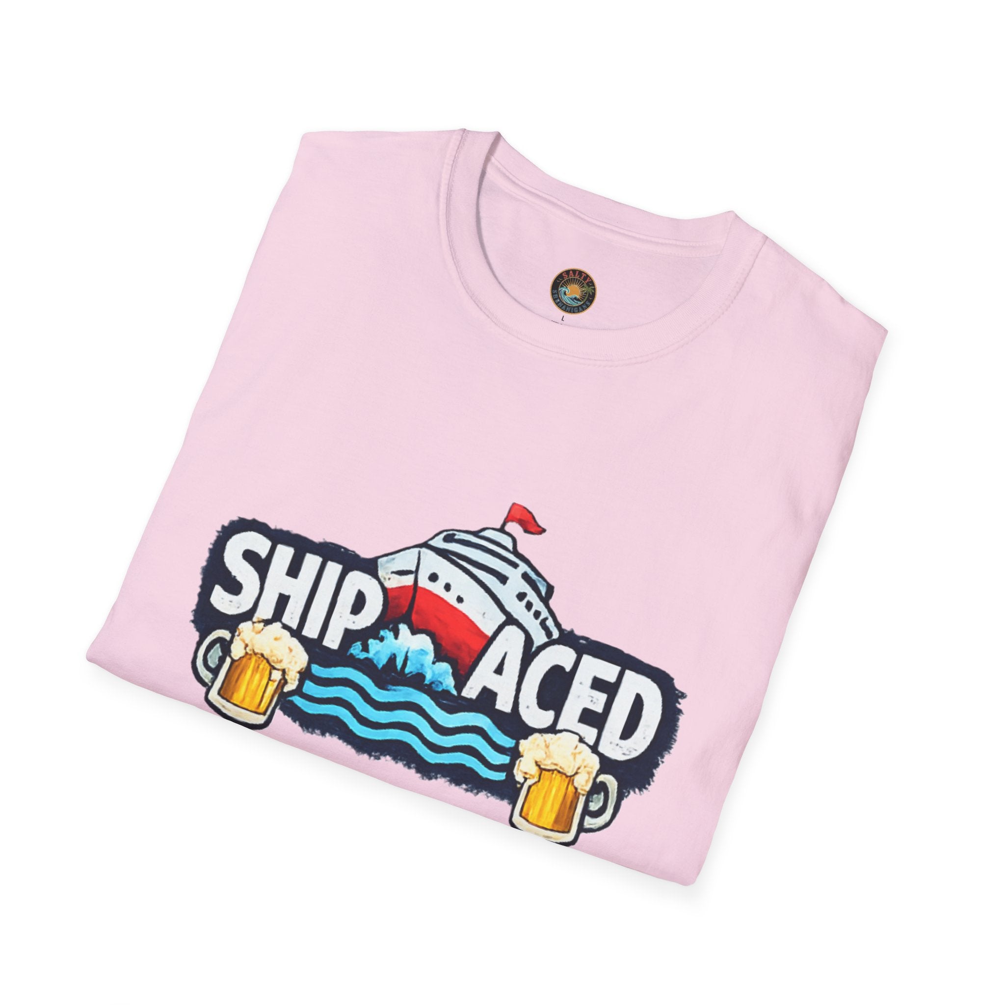 Shipfaced T-Shirt | Salty Shenanigans Funny Cruise & Vacation Tee