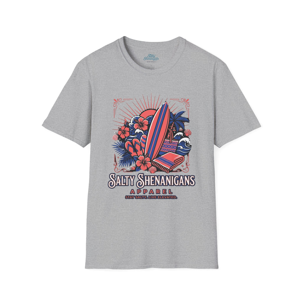 Salty Shenanigans Coastal Escape T-Shirt Printify