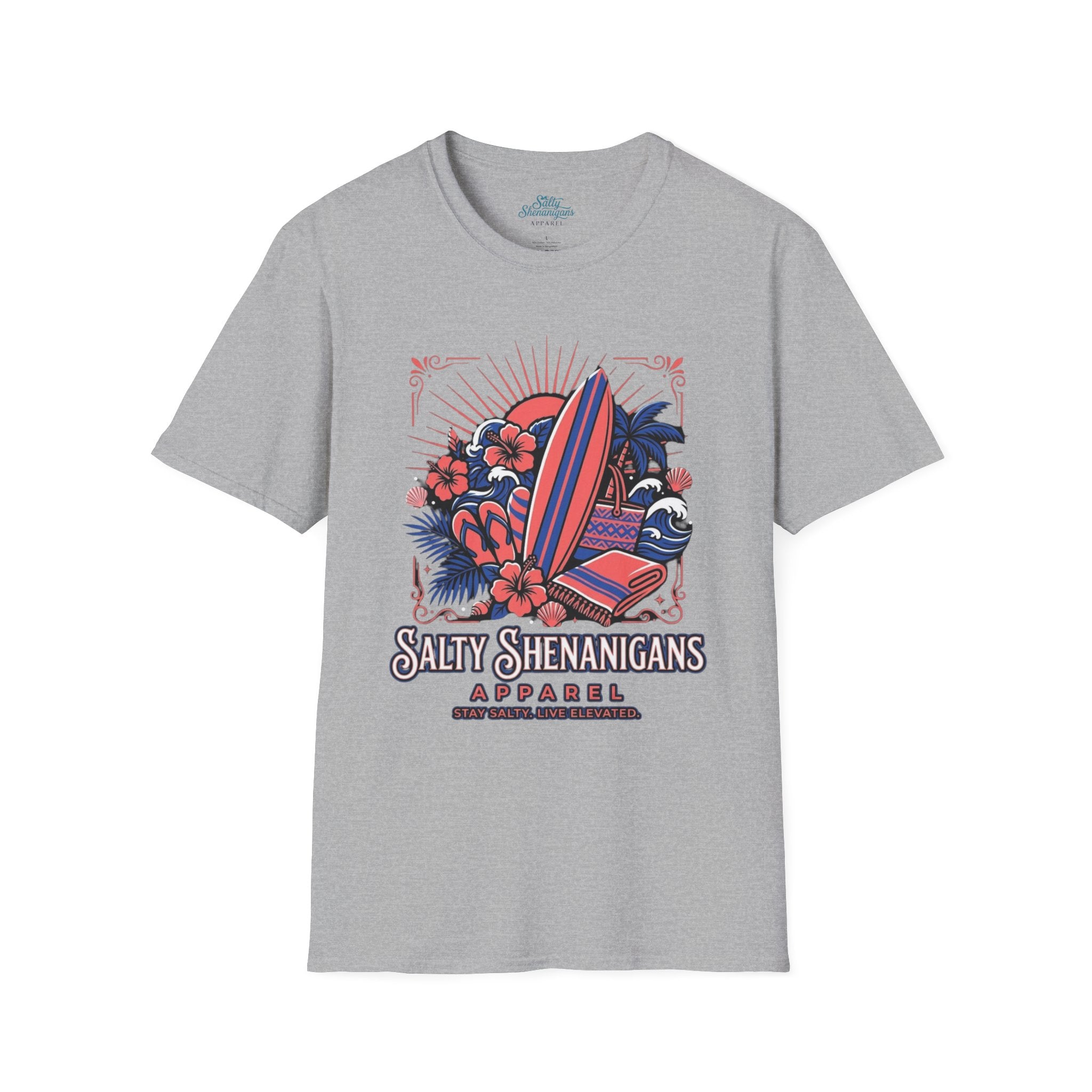 Salty Shenanigans Coastal Escape T-Shirt Printify