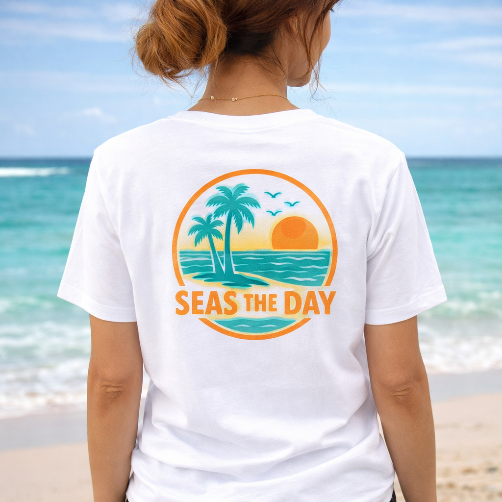 SEAS The DAY Beach T-Shirt