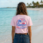 Salty Shenanigans Palm T-Shirt Printify