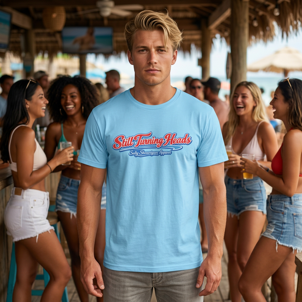 Salty Shenanigans Apparel Still Turning Heads Funny T-Shirt Printify