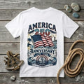 Salty Shenanigans Apparel America 250 Beach Palm T-Shirt Printify