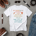 Shoes And Shirts Required - Salty Shenanigans Apparel T-Shirt Printify