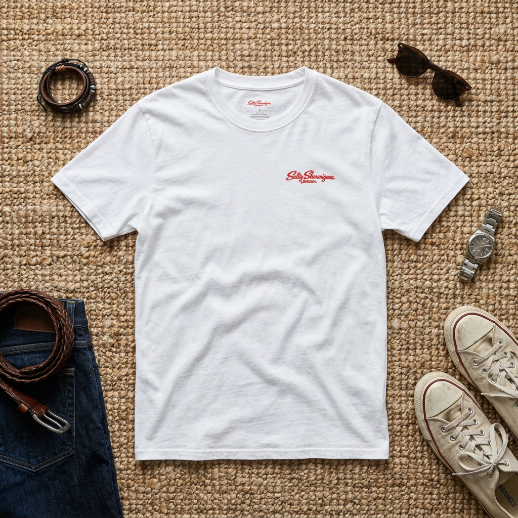 Salty Shenanigans Apparel Beach T-Shirt Printify