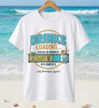 Drink Loading Salty Shenanigans Apparel Tall T-Shirt Printify