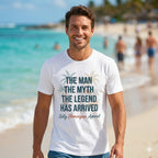 The Man The Myth The Legend Salty Shenanigans Apparel Tall T-Shirt Printify