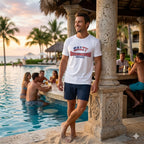 Salty Shenanigans Apparel Red/White/Blue T-Shirt Printify