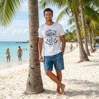 Living On Island Time Tall T-Shirt — Salty Shenanigans Apparel Printify