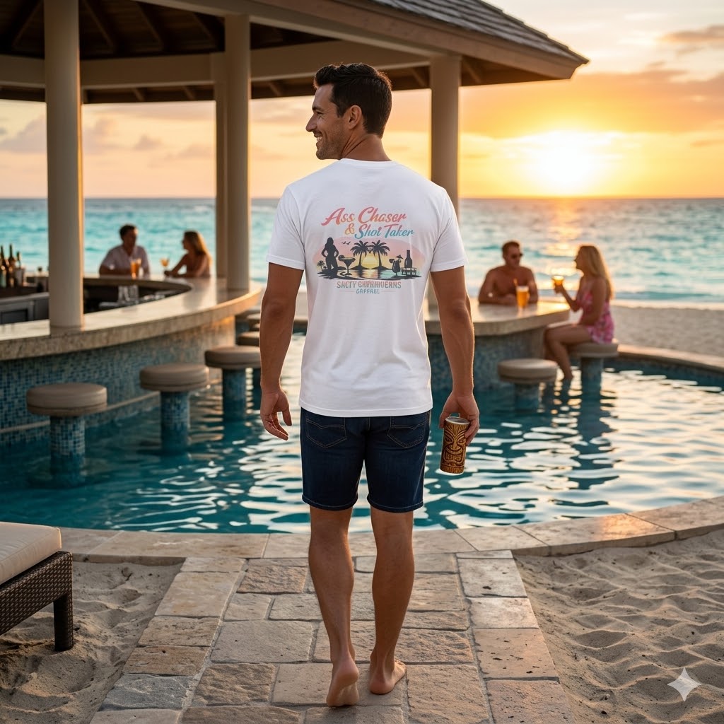 Funny - Ass Chaser & Shot Taker T-Shirt Printify
