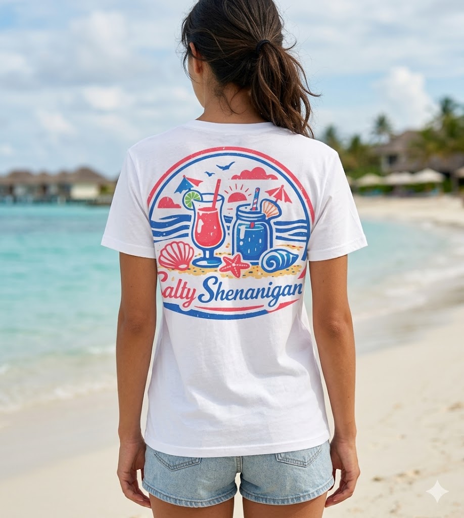 Salty Shenanigans Drink T-Shirt Printify