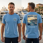 Marina Club Coastal Lifestyle Tee | Salty Shenanigans Apparel Printify