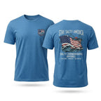 Stay Salty America Patriotic Coastal T-Shirt | Salty Shenanigans Apparel Printify