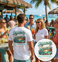 Mentally At The Beach Beach Bar T-Shirt | Premium Coastal Apparel Printify
