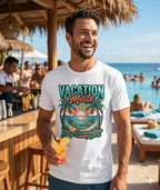 Vacation Mode Sunset Hammock Beach Tee Printify
