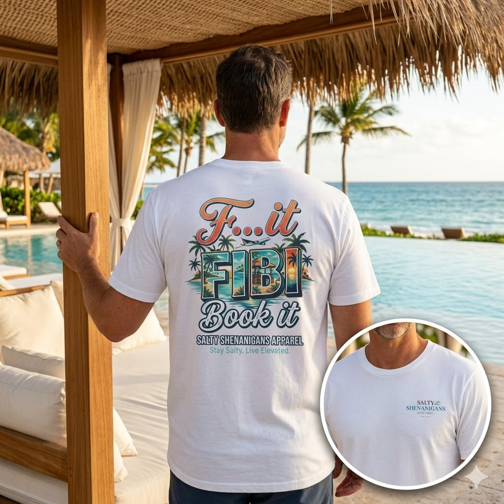 F... It, FIBI Book It Coastal Vacation T-Shirt Printify