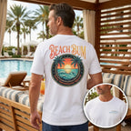 Beach Bum Coastal Sunset T-Shirt Printify