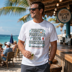 Today's Forecast: 100% Cocktails Tall T-Shirt | Hanes Beefy-T® Tall Tee Printify
