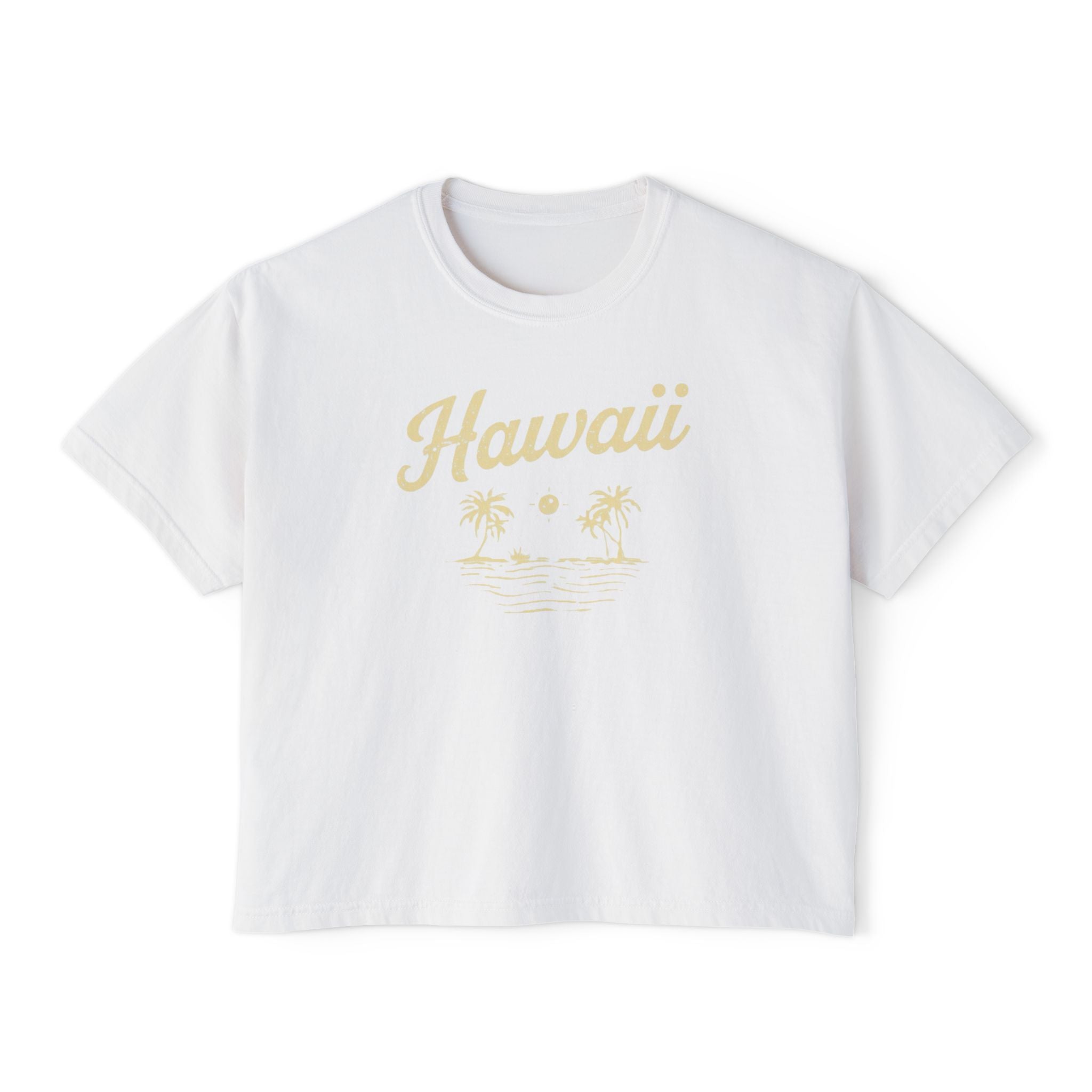 Hawaii Women's Boxy Tee — Salty Shenanigans