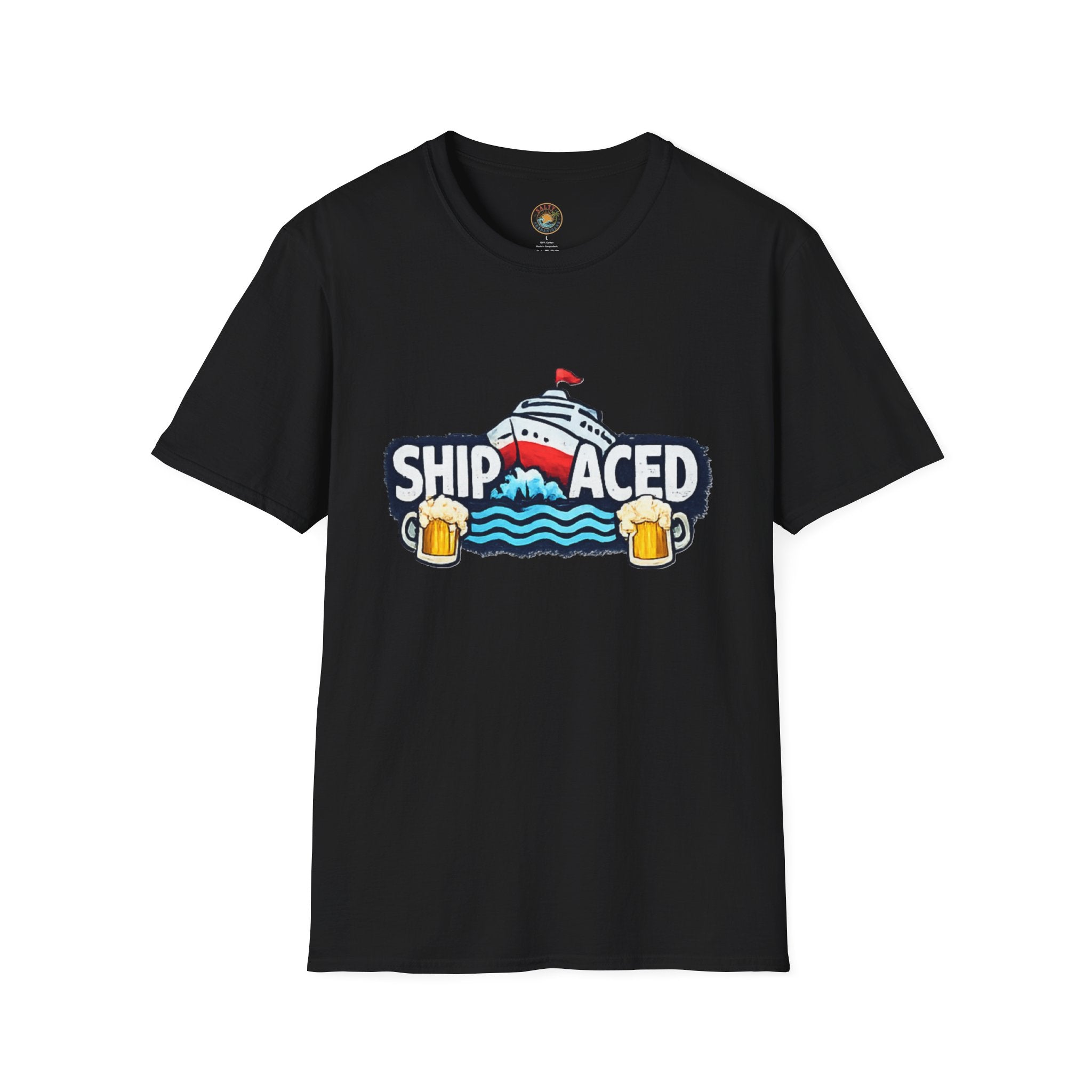 Shipfaced T-Shirt | Salty Shenanigans Funny Cruise & Vacation Tee