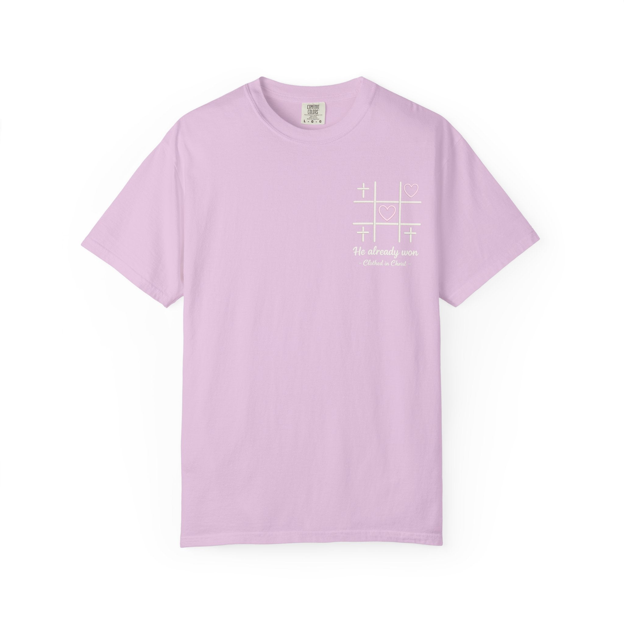 Minimal Heart Tic-Tac-Toe T-Shirt Printify