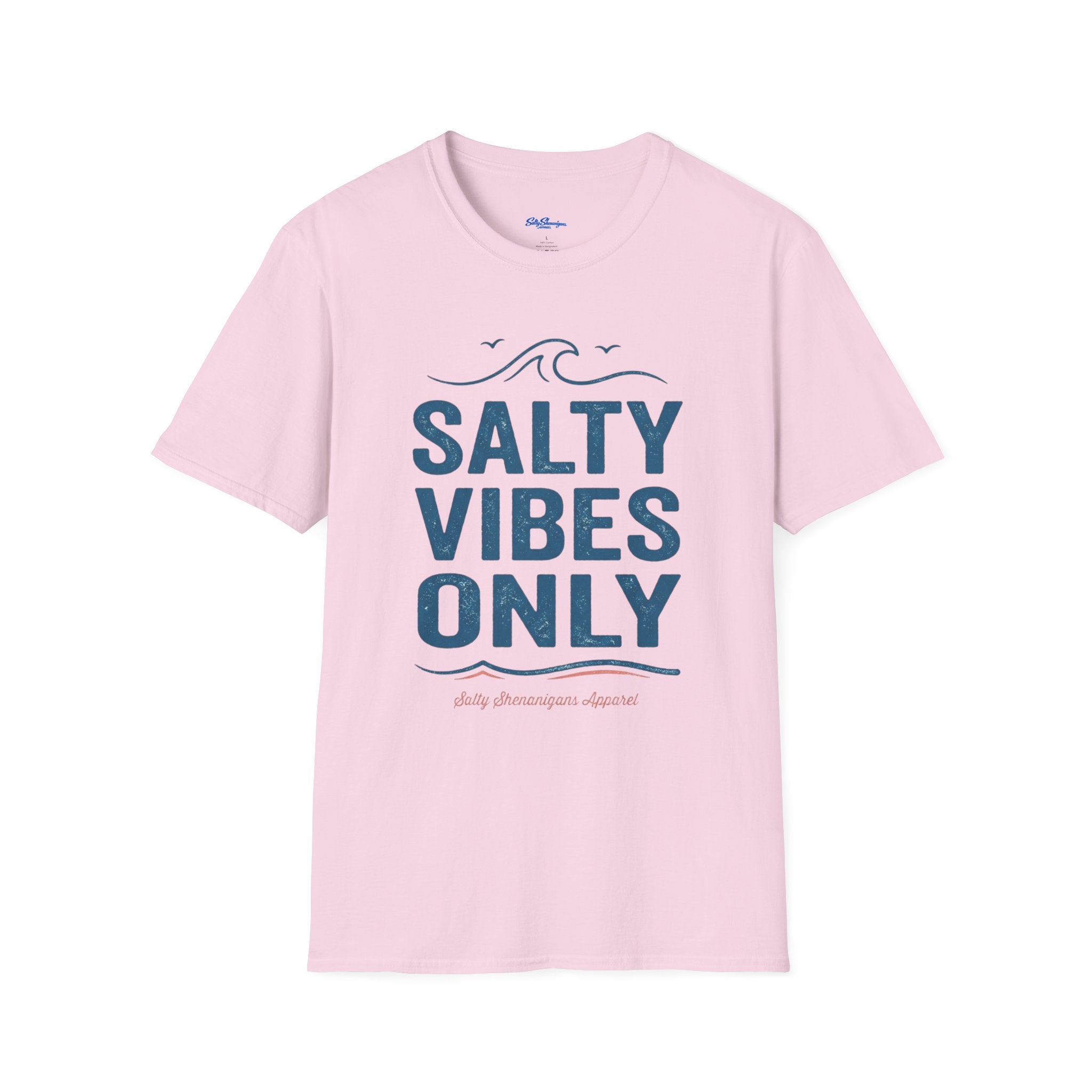 Salty Shenanigans Apparel Salty Vibes Only T-Shirt Printify